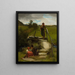 Wildblumenpflücken - William Holyoake — gerahmtes Bild an der Wand