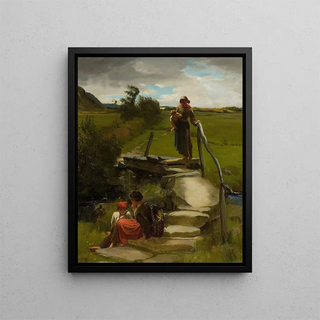 William Holyoake - Gathering Wildflowers.webp