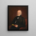 John Quincy Adams - William Hudson Jr — gerahmtes Bild an der Wand