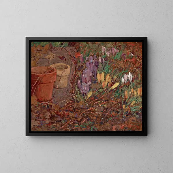 Crocus - William J. Forsyth — gerahmtes Bild an der Wand
