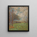 Weglandschaft zu den Feldern - William J. Forsyth — gerahmtes Bild an der Wand