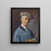 Der männliche Maler - William J. Forsyth — gerahmtes Bild an der Wand