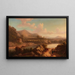 Landschaft im Bundesstaat New York - William J. Satt — gerahmtes Bild an der Wand