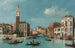 Ansicht des Eingangs des Kanals von Cannaregio mit der Kirche San Geremia und dem Palazzo Labia Venedig - William James — Ansicht des Kunstwerks