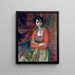 Armenisches Mädchen - William James Glackens — gerahmtes Bild an der Wand