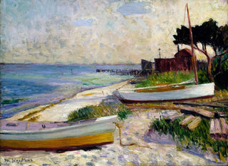 William James Glackens - Beach Scene.webp