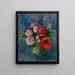 Blumenstrauß aus Mohn - William James Glackens — gerahmtes Bild an der Wand