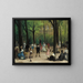 Jardins du Luxembourg - William James Glackens — gerahmtes Bild an der Wand