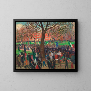 William James Glackens - Parade Washington Square.webp