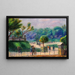 La Balustrade, Jardins du Luxembourg - William James Glackens — gerahmtes Bild an der Wand