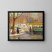 Die grüne Auto - William James Glackens — gerahmtes Bild an der Wand