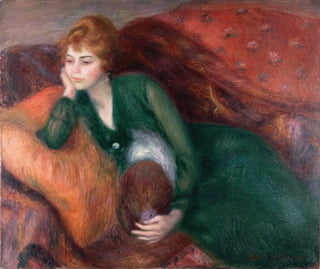 William James Glackens - Young Woman in Green.webp