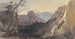 Alpenlandschaft möglicherweise das Matterhorn - William James Müller — Ansicht des Kunstwerks