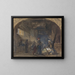 Bazaar des Kairos - William James Müller — gerahmtes Bild an der Wand