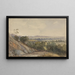Cleeve Somerset mit Bridgwater Bay im Hintergrund - William James Müller — gerahmtes Bild an der Wand