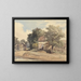 landwirtschaftlicher Gebäude - William James Müller — gerahmtes Bild an der Wand