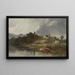 Gillingham sur la Medway - William James Müller — gerahmtes Bild an der Wand