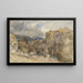 Sturm in Anatolien - William James Müller — gerahmtes Bild an der Wand