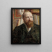 Portrait von Alfred Verhaeren - William Jelley — gerahmtes Bild an der Wand