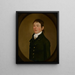 Portrait de Moses Kimball - William Jennys — gerahmtes Bild an der Wand