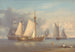 Niederländische Fischerschiffe bei Anker in einer Mündung - William Joy — Ansicht des Kunstwerks