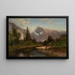 Half Dome, Yosemite - William Keith — gerahmtes Bild an der Wand