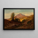 Mont Tamalpais von Nordwesten - William Keith — gerahmtes Bild an der Wand