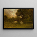 Napa Creek - William Keith — gerahmtes Bild an der Wand