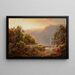 Abend auf der Shenandoah - William Louis Sonntag — gerahmtes Bild an der Wand