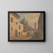 Eine Straße in Florenz mit dem Dom und dem Campanile im Hintergrund - William Marlow — gerahmtes Bild an der Wand