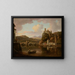 Château sur le Rhône, Frankreich - William Marlow — gerahmtes Bild an der Wand
