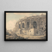 L'amphithéâtre de Nîmes - William Marlow — gerahmtes Bild an der Wand