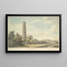 Vue de la nature sauvage à Kew - William Marlow — gerahmtes Bild an der Wand