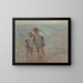 Baigneurs - William Marshall Brown — gerahmtes Bild an der Wand