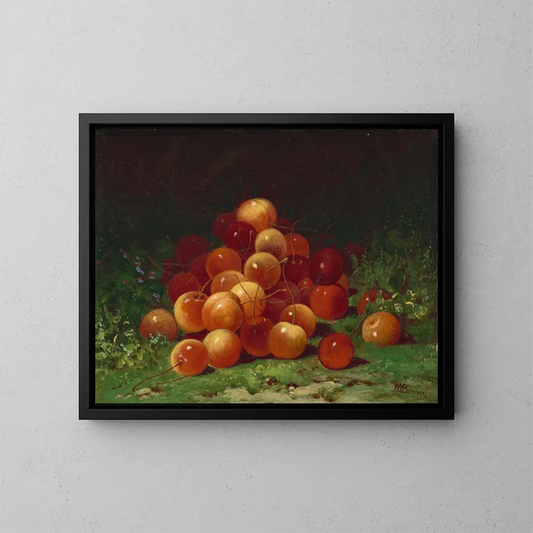 Monticule de cerises - William Mason Brown — gerahmtes Bild an der Wand