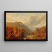 Oktober in den blauen Bergen - William Mason Brown — gerahmtes Bild an der Wand