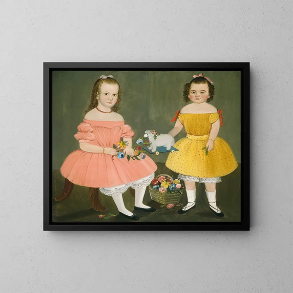 Les Sœurs Burnish - William Matthew Prior — gerahmtes Bild an der Wand