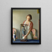 Die Figurine - William McGregor Paxton — gerahmtes Bild an der Wand