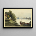 Fluss Pamunkey, Virginia - William McIlvaine — gerahmtes Bild an der Wand