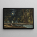 Le Chickahominy, obere Brücke von Sumners - William McIlvaine — gerahmtes Bild an der Wand