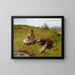 Frühling - William Mctaggart — gerahmtes Bild an der Wand