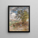 Die unsichere Ehre eines Apriltages - William McTaggart — gerahmtes Bild an der Wand