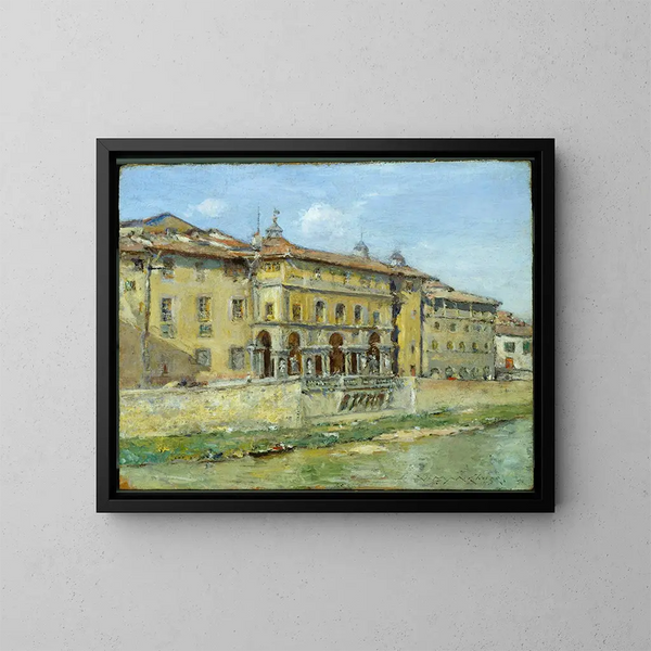 Florenz - William Merritt Chase — gerahmtes Bild an der Wand