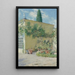 Orangerie der Villa Chase in Florenz - William Merritt Chase — gerahmtes Bild an der Wand