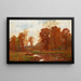 Herbstlandschaft - William Merritt Post — gerahmtes Bild an der Wand