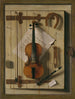 Stillleben Violine und Musik - William Michael Harnett — Ansicht des Kunstwerks