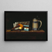 mit der Staats-Zeitung - William Michael Harnett — gerahmtes Bild an der Wand