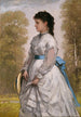 Portrait von Agnes Elizabeth Claflin - William Morris Hunt — Ansicht des Kunstwerks