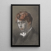 Selbstporträt - William Orpen — gerahmtes Bild an der Wand