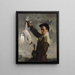 Der tote Schneehase: ein Selbstporträt - William Orpen — gerahmtes Bild an der Wand
